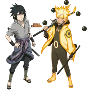 👥 cc527c12 Sasuke Naruto Аниме, Персонажи, Бои, Ниндзя whatsapp sticker