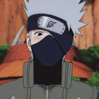 🎭 09d61480 Kakashi Naruto Anime, Ninja, Kakashi, Masker, Manga, Naruto whatsapp sticker