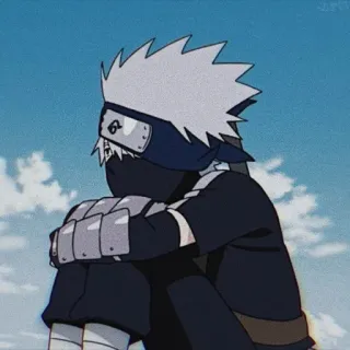 ☮ 1327257b Kakashi Naruto Anime, Kakashi, Naruto, Kartun, Ninja, Karakter whatsapp sticker