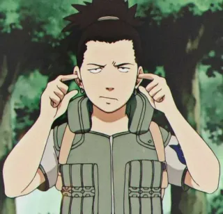 🔸 f9fe7e73 Shikamaru Nara Naruto 애니메이션, 시카마루, 나루토, 캐릭터, 만화, 만화영화 telegram sticker