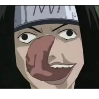 😝 771f6cb0 Orochimaru Naruto 动漫, 火影忍者, 大蛇丸, 舌头, 脸 telegram sticker