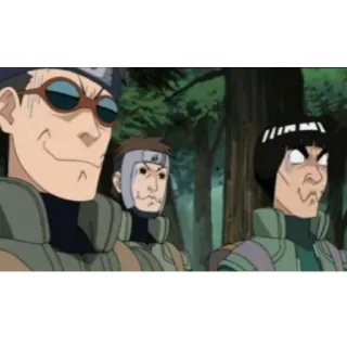 😨 c5155f37 动漫, 火影忍者, 凯, 大和, 葵林花 telegram sticker