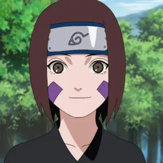 😃 d4a6f1b2 Rin Nohara Naruto 动漫, 火影忍者, 野原琳, 角色 telegram sticker