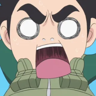 😱 f9e7e513 Rock Lee Naruto 动漫, 漫画, 卡通, 搞笑, 幽默, 角色, 李洛克, 火影忍者 telegram sticker