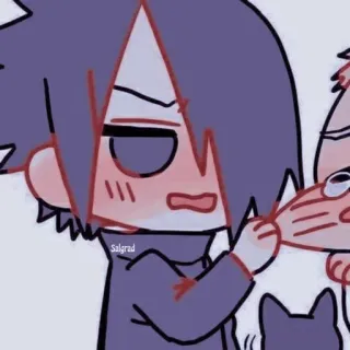 🍙 c670e025 Salgrad Cartoon, Anime, Sticker, Paar, Liebe, Süß whatsapp sticker