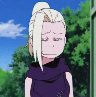 🍥 c26ce35d Yamanaka Ino Naruto Anime, Cartoon, Gesicht, Lustig, Ino whatsapp sticker