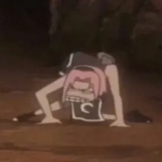 🍥 d0c80ed9 Sakura Haruno Naruto Anime, Flexibel, Charakter, Lustig, Sakura whatsapp sticker