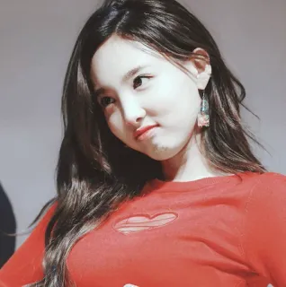 🗝 65d27f05 mujer, kpop, celebridad, asiática, cantante, femenina, retrato whatsapp sticker