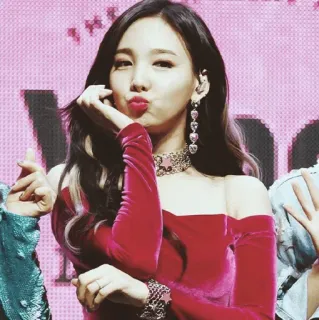 🗝 f3f188d6 Nayeon K-Pop, Nayeon, Twice, cantante, ídolo, mujer whatsapp sticker
