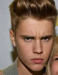 😠 17acb4ec Justin Bieber Justin Bieber, cantante, celebridad, estrella pop whatsapp sticker