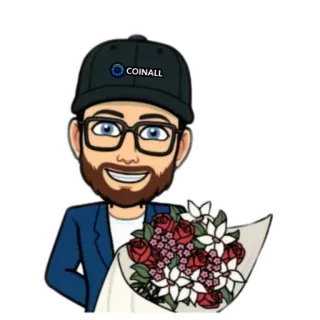 😍 235d2276 COINALL Bitmoji, Bloemen, Cartoon, Digitale avatar, Coinall, Hoed telegram sticker