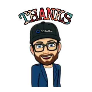 😄 68622f09 THANKS bedankt, bitmoji, dankbaarheid, uitdrukking telegram sticker