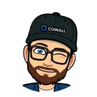 😉 e6e4b288 COINALL Bitmoji, Cartoon, Avatar, Hoed, Bril telegram sticker