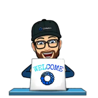 😀 ebb547a1 WELCOME welkom, bitmoji, groet, vriendelijk telegram sticker