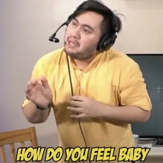 🤏 5ce76a01 HOW DO YOU FEEL BABY Мем, Вопрос, Выражение, Ребенок telegram sticker