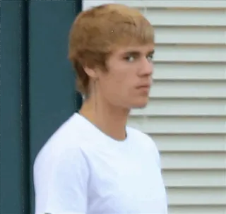 😐 5f3c12a3 Justin Bieber Justin Bieber, cantante, celebrità, pop star, capelli biondi telegram sticker