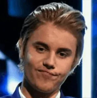 😐 61c6334f Justin Bieber celebrità, cantante, musicista, persona, ritratto telegram sticker