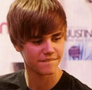 😈 89ae46bf Justin Bieber Justin Bieber, cantante, pop star, idolo dei teenager, celebrità telegram sticker