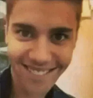 😌 c0e87a1a ritratto, Justin Bieber, faccia, sorriso, meme, celebrità, persona telegram sticker