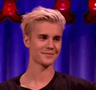 ☺️ ca6ca7cd Justin Bieber celebrità, persona, cantante, ritratto, uomo telegram sticker