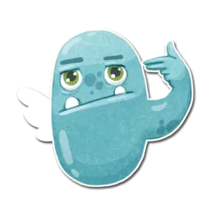 🤦‍♂️ bec90aa3 quái vật, hoạt hình, nhãn dán, xanh dương, dễ thương, đôi cánh, gọi cho tôi whatsapp sticker