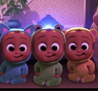 😬 5b6adfbf bebè, cartoni animati, animali, carino telegram sticker