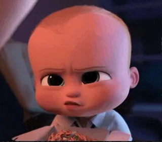 😔 84ac9e1c Boss Baby The Boss Baby Cartone animato, Bebè, Divertente, Capo, Film, Animato telegram sticker