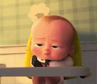 😏 d2a472f7 Boss Baby The Boss Baby cartone animato, bambino, vestito, film, personaggio telegram sticker