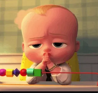 😐 dbd0225f Boss Baby The Boss Baby bebè, capo, cartone animato, personaggio telegram sticker