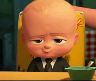 😏 f481c821 Boss Baby The Boss Baby Cartone animato, Bambino, Completo, DreamWorks, Animazione, Personaggio telegram sticker