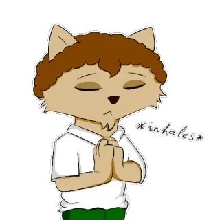 Natalie & Calvin telegram stickers