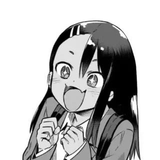 😊 7043c820 Nagatoro Don't Toy with Me, Miss Nagatoro anime, manga, nagatoro, character, cartoon, cute, kawaii telegram sticker