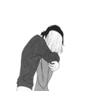 ❤ f27e2175 объятие, пара, привязанность, любовь, объятие, дружба whatsapp sticker