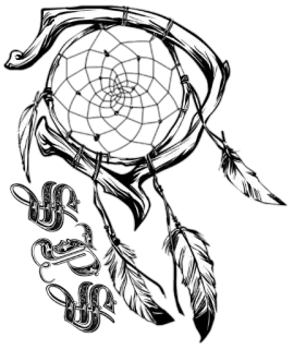💤 f211edb5 dreamcatcher, native american, boho, spiritual, feathers, dream whatsapp sticker