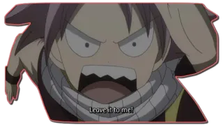 😠 fbfe42dc Leave it to me! anime, cartoon, expression, determined, manga whatsapp sticker