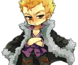 😒 5c3118ad Anime, Manga, Personnage, Manteau de fourrure telegram sticker