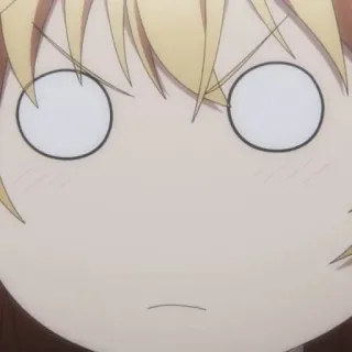 🙀 d680b7aa anime, cartoon, face, expression, funny, meme whatsapp sticker