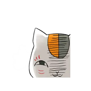 😒 35d02803 kot, zwierzę, słodki, naklejka whatsapp sticker