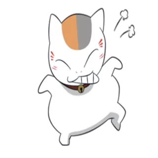 😱 4708f1f4 kot, słodki, anime, kawaii, zwierzę whatsapp sticker