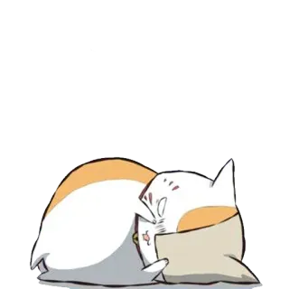 😴 935435fd kot, zwierzę, sen, słodki, leniwy whatsapp sticker