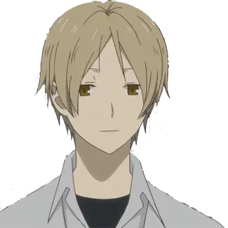 🙂 588bfddf Anime, Manga, Portret, Kreskówka, Młody mężczyzna, Neutralny telegram sticker