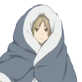 😒 92ab86f2 Anime, Manga, Kreskówka, Zima, Koc, Słodkie, Kawaii telegram sticker