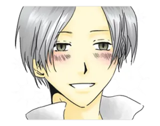 😊 dba19141 anime, manga, character, portrait, illustration, drawing whatsapp sticker