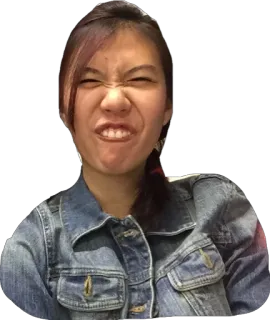 🤣 e52b958d 女性, 人, 顔, しかめっ面, ポートレート, 女性 telegram sticker