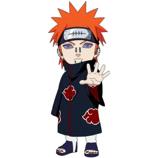 🖐 8e9aa748 Pain Naruto anime, manga, naruto, pain, akatsuki, ninja telegram sticker