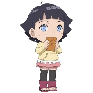 🌯 abd61103 Hinata Hyuga Naruto anime, hinata, naruto, cartoon telegram sticker