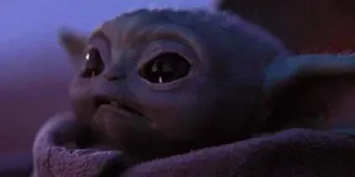 😍 a07997a3 Grogu The Mandalorian Grogu, Baby Yoda, The Mandalorian, Star Wars, mono, triste telegram sticker