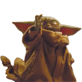 ✨ f1de656c Baby Yoda The Mandalorian Baby Yoda, Grogu, The Mandalorian, Star Wars, Disney+, Lindo, Dibujos animados, Animado telegram sticker