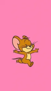 ☺️ 91de7fd8 Jerry Mouse Tom and Jerry dibujos animados, ratón, Jerry, Tom y Jerry, divertido telegram sticker