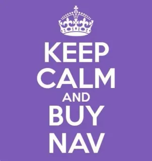 💵 33d0b279 KEEP CALM AND BUY NAV 침착 유지, 구매, 보라색, 왕관 telegram sticker